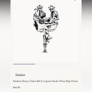 Pandora Pirate Ship Charm